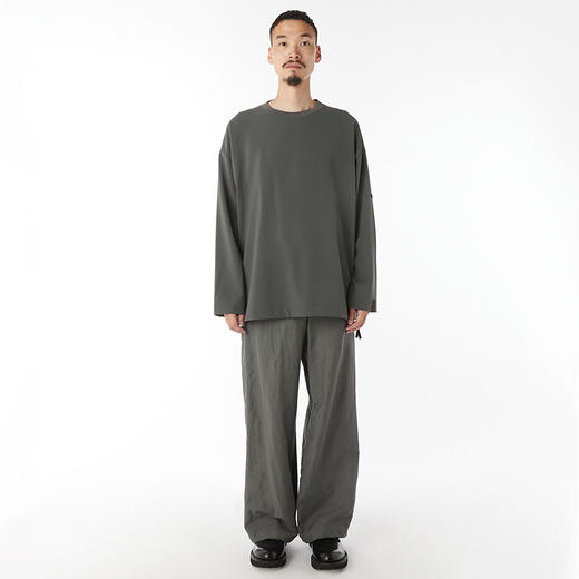 N.HOOLYWOOD LONG SLEEVE T-SHIRT 落肩廓形长袖圆领T恤 商品图1
