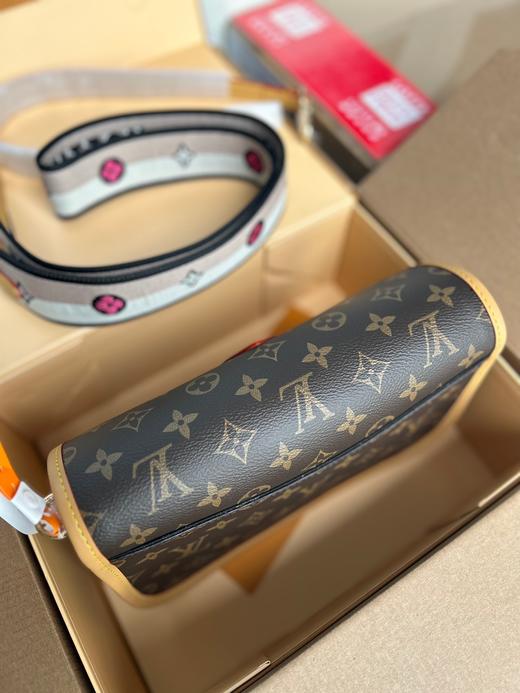 D061826新款法棍包老花腋下包单肩斜跨女包 商品图13