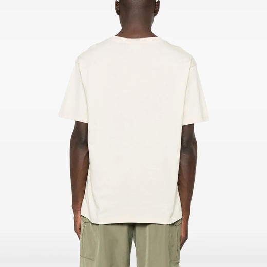 GCDS 男士字母亮片徽标棉质圆领短袖T恤 杏色 B1CU2322JE9 15 商品图1