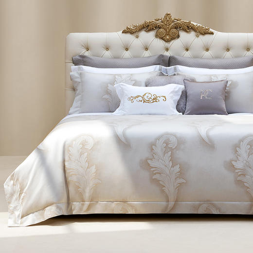 【ROYALCOVER】罗卡芙欧式巴洛克风120S意大利进口面料四件套 艾拉 商品图4