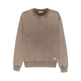 GCDS 男士字母徽标压花棉质长袖运动卫衣 深棕色 B1CM1512JH6 39