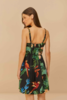 Farm Rio - Macaw Fiesta Mini Dress - Black - 女装 - 连身裙 - 黑色 商品缩略图2