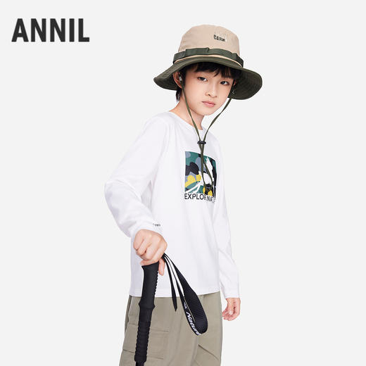 男童圆领长袖针织衫秋季新款安奈儿童装EB531585 商品图2