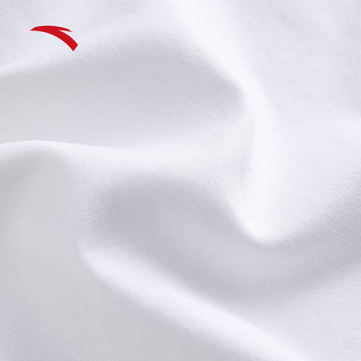 安踏针织短袖t恤女装夏季新款简约印花休闲运动上衣162538110 商品图6