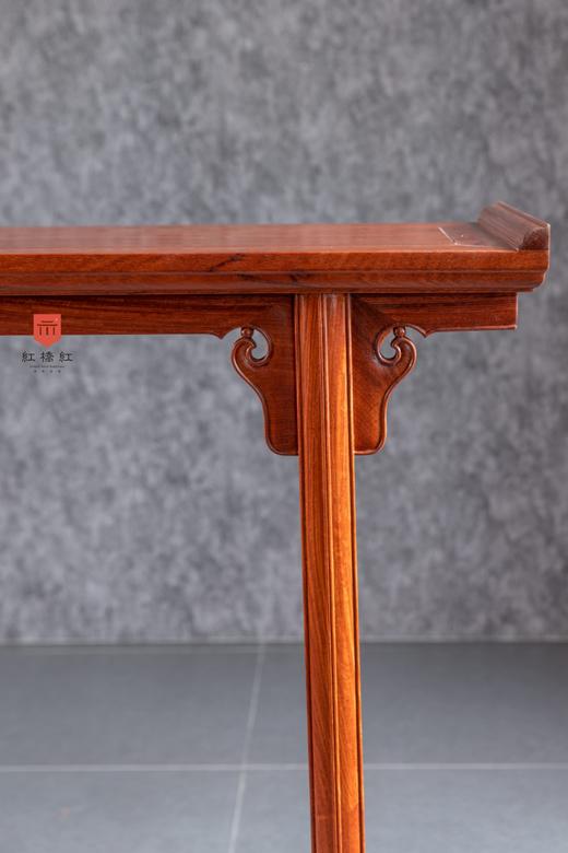 红桥红  家具严选  缅甸花梨（大果紫檀）  【129带脚托 云牙翘头案】 商品图5