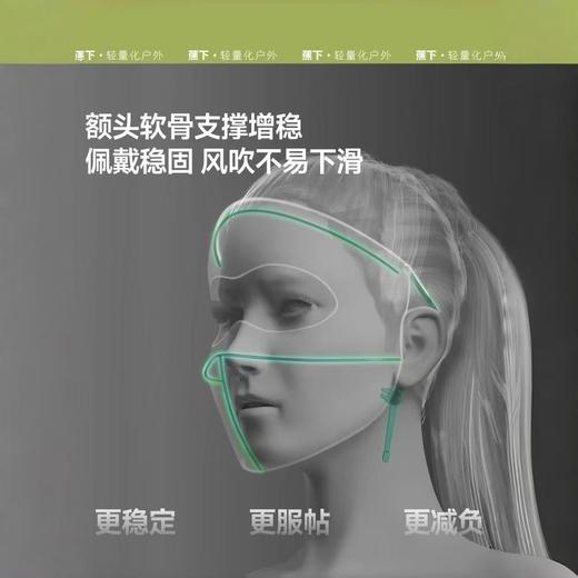 蕉下帽檐款全脸防晒面罩/个 商品图2