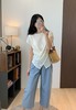 丝滑裸感真丝莱赛尔交叠扭结设计瘦瘦衫 商品缩略图3