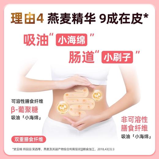 私域专享西麦高纤燕麦麸皮400g*1袋【赠摇摇杯】 商品图2