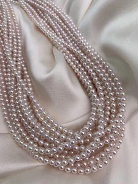 【618私藏专场】JULEEJULEE茱俪 5.5-6mm彩凛串珠  珍珠全长44cm 含真科研证书