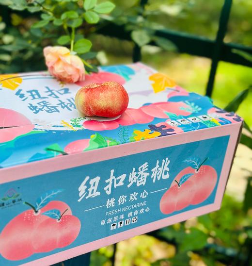 疆山蜜蟠桃|新疆产纽扣蟠桃，QQ萌萌的😋一咬蜜汁滴得到处都是，水润、糯滑、蜜甜、香郁、回味，简直蜜罐子，实在太好吃了～ 商品图6