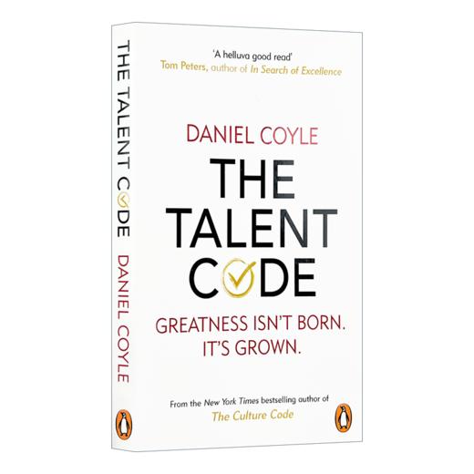一万小时天才理论 英文原版 The Talent Code 一万小时法则 英文版进口成功励志书籍 人生哲学 纽约时报畅销书作家 丹尼尔科伊尔 商品图1