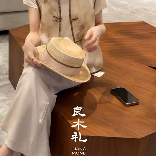 【不退不换】良木礼醋酸抽绳半裙（430510） 商品图1