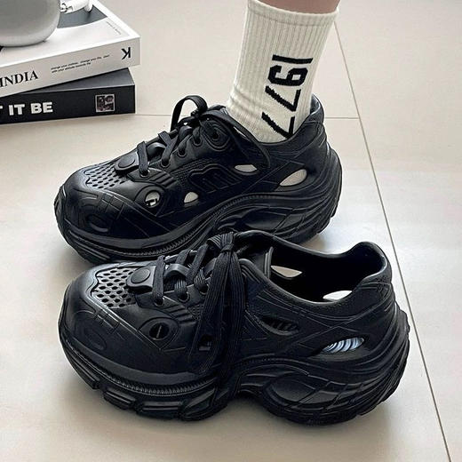 超软❗️ 实现“踩屎感”自由😂【HOHUOINIAN夏季新款厚底洞洞鞋】💰49.9秒杀！ 商品图8