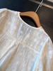 直发【2507】法式蕾丝小衫 v领纯棉刺绣短袖衬衫 商品缩略图4