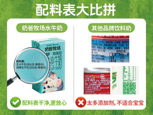奶爸牧场A2β-酪蛋白，好喝好吸收，更适合小朋友的牛奶🐄巨巨好喝！奶香味巨浓巨醇厚，像抿了一口融化的淡奶油 商品图6
