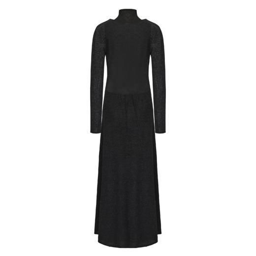 Ruohan 25PF 深灰色精仿羊绒针织两件式连衣裙 商品图8