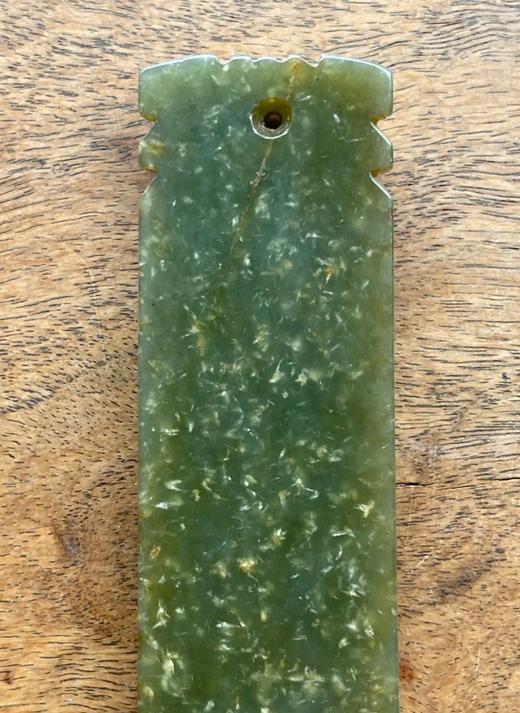 和田碧玉雕甲骨文蝉形镇纸，顺丰包邮 商品图11