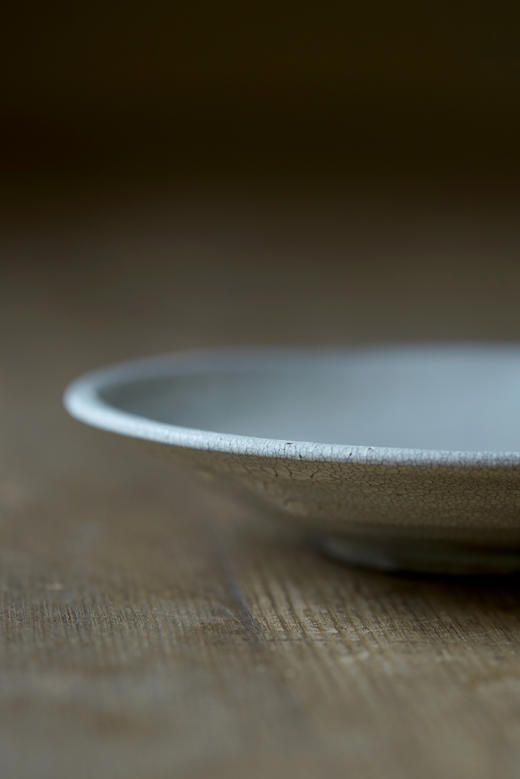 尾形笃12白罅手｜5寸皿 商品图2