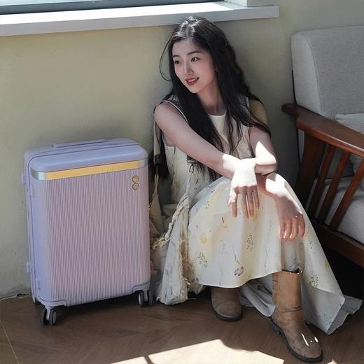 Echolac/爱可乐【2025夏季限定】明星同款刻字时尚行李箱可拆卸轮旅行箱PC142KU 商品图2