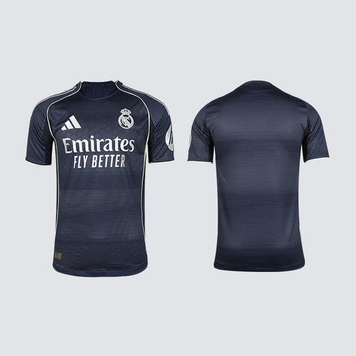 小李子ADIDAS阿迪达斯25/26赛季皇马球员版客场球衣成人男JV5920【加印号码臂章 联系客服】 商品图4