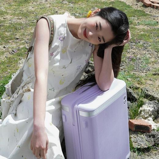 Echolac/爱可乐【2025夏季限定】明星同款刻字时尚行李箱可拆卸轮旅行箱PC142KU 商品图1
