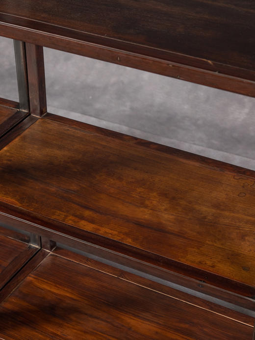 清	红木全敞式四层架格（一对） 商品图4