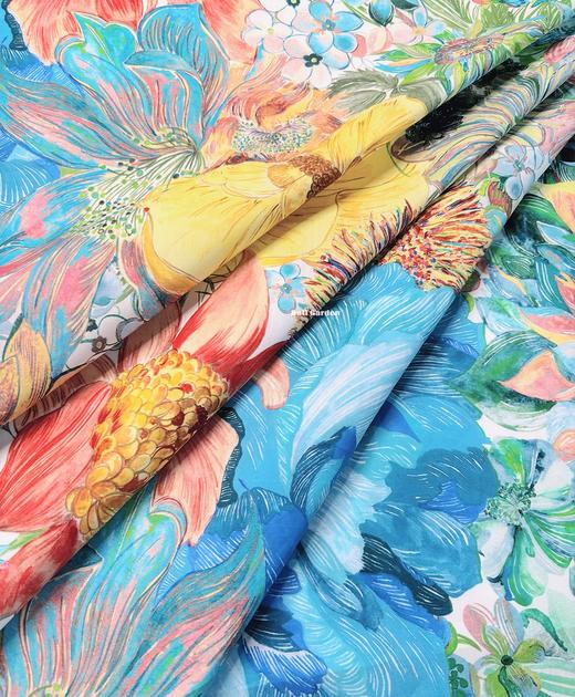 LT236B 大丽花MARINA 蓝色定制款 Seasonal季节系列特别定制 269元/米 商品图3