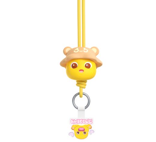奶龙官方正品手机挂绳一绳多用奶龙大头贴系列盲盒（单盒1条） 商品图5