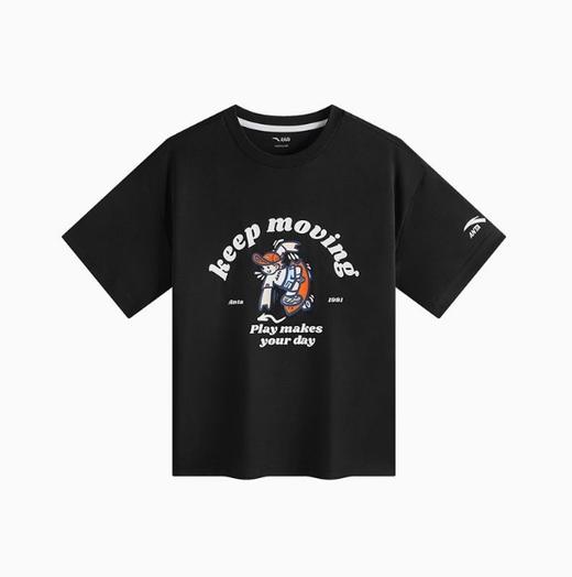 安踏儿童短袖T恤男大童潮流系列运动透气针织短袖衫352538103 商品图6