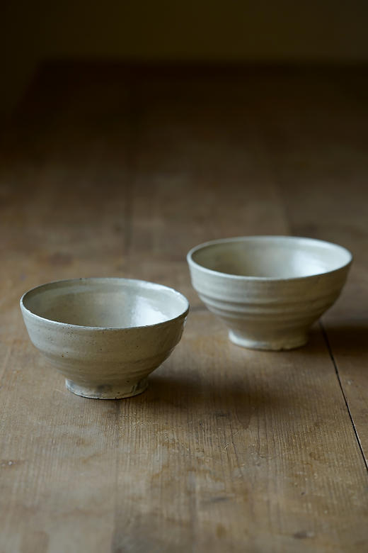 尾形笃33薪陶石粉引｜中碗 商品图0
