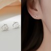 【敦煌祥云纯银小耳钉】敦煌小众祥云耳钉 女素银简约 手工气质 简约小巧耳饰饰品 商品缩略图0