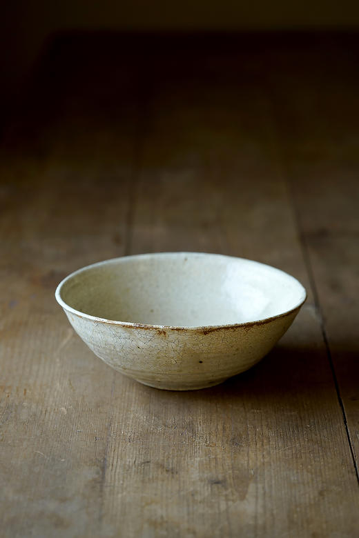 尾形笃21罅粉引｜丸钵 商品图1