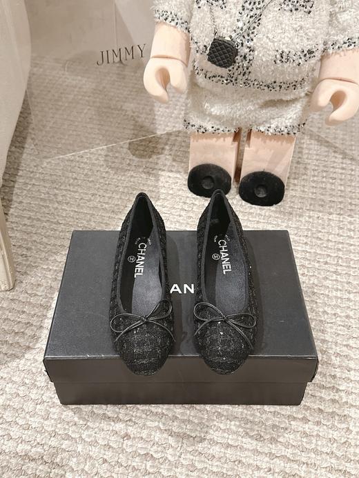 香奈儿 25Fw早春最新配色小香蝴蝶结芭蕾舞平底单鞋（HC） 商品图4