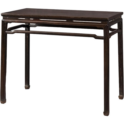 清早期	紫檀束腰罗锅枨半桌 商品图5