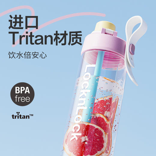 乐扣乐扣Tritan材质运动水壶大容量防漏便携健身必备ABF909 商品图2