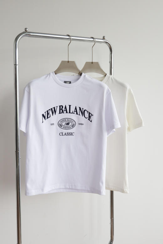 元单 N8 韩单复古宽松字母植绒+刺绣 圆领短袖 TX549 商品图4