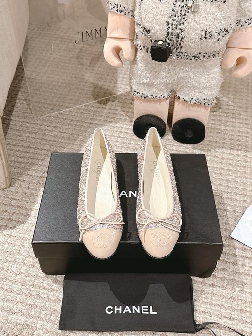 香奈儿 25Fw早春最新配色小香蝴蝶结芭蕾舞平底单鞋（HC） 商品图13