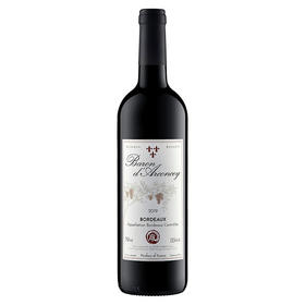  阿孔瑟男爵干红 法国波尔多750ml 年份2019