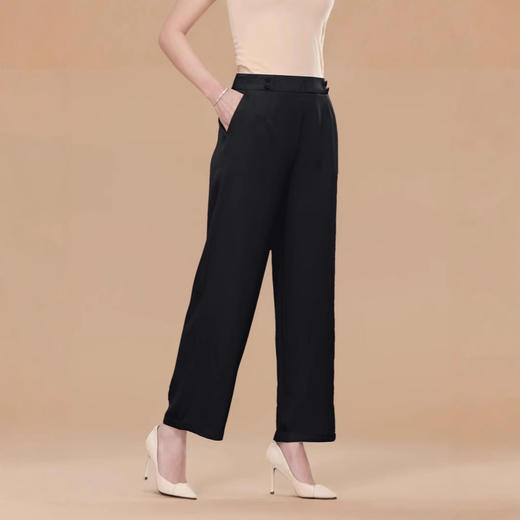 TC 2533真丝裤显瘦桑蚕丝休闲裤 商品图1