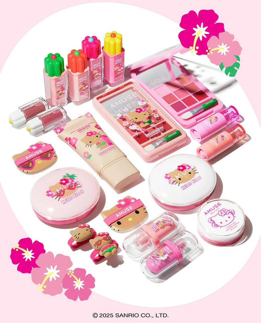 韩国Amuse联名款Hello Kitty气垫遮瑕保湿持久张元英同款 商品图7