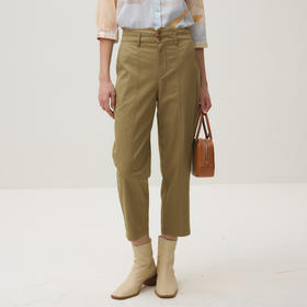 谜底萝卜裤九分裤女2025秋季新品通勤百搭舒适挺括棉弹253MK1200