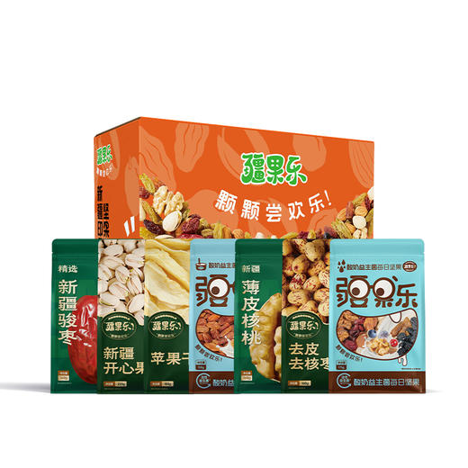 疆果乐-新疆印象·坚果盛宴礼盒1532g【产地直发】 商品图0