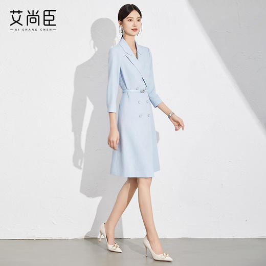 气质女神范高端西装连衣裙女装教师职业通勤商务正装工作服 商品图3