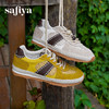 预售7天|Safiya/索菲娅2025时尚撞色编织休闲透气百搭复古薄底德训鞋SFD3112433 商品缩略图9