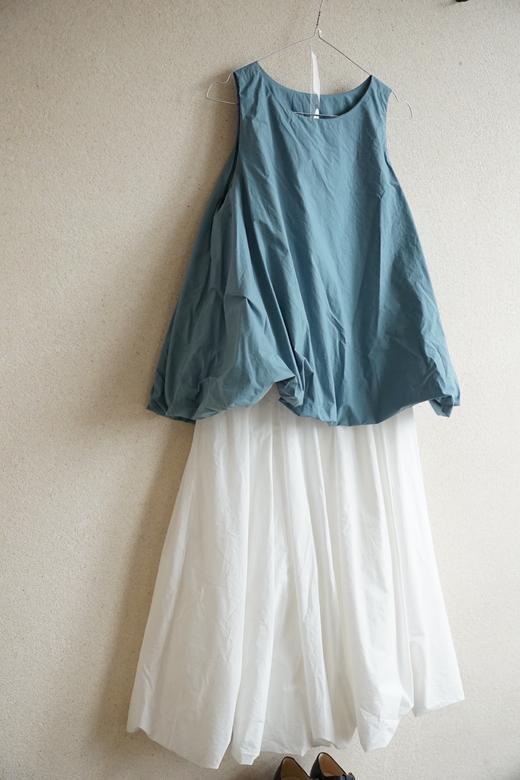 apuntob 米白/蓝黑蓬蓬半身裙 商品图8