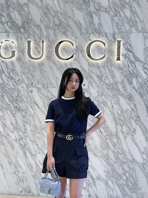 古驰 25春夏新款毛织短袖（TM） 商品图1