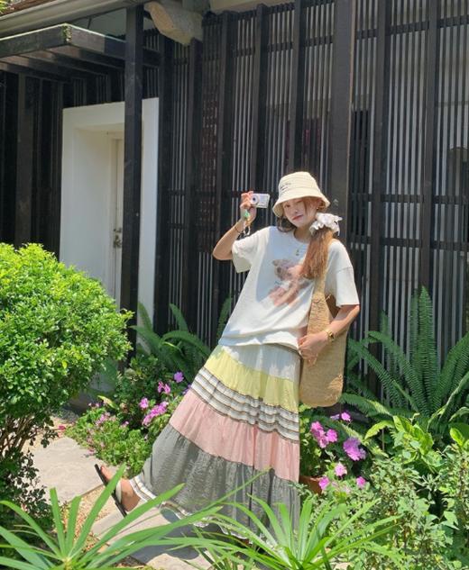 【189元任选2件】最后一波现货！彩虹撞色半身裙 商品图5