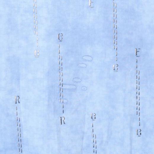 T3924夏季高级感新款男士美式扎染虚线字母印花短袖T恤时尚圆领上衣 商品图3