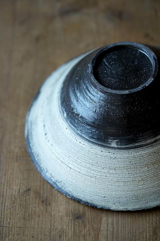 尾形笃15黑地刷毛目｜洋钵 商品图3