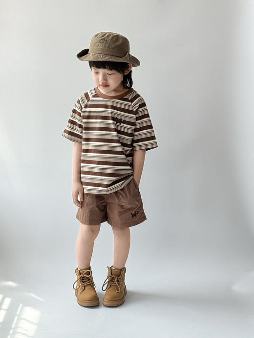 【礼盒装三件套】净版T恤+条纹T恤 +0压重短裤2535 商品图4